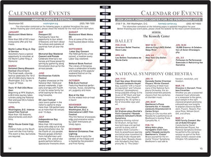 2025 Datebook & City Themed Planner – Resource Guide with Daily, Weekly & Monthly Views – 3-Year Reference Calendar - Multi-Purpose Travel Notebook Guide & Adventure Diary (Washington D. C. 2025)