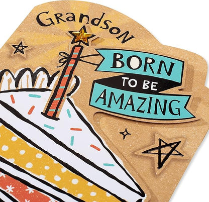 American Greetings Birthday Card for Grandson (You Can Do Anything)