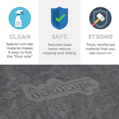 Factory Direct Partners SoftScape 15 inch Round Classroom Floor Cushions with Handles; Flexible Seating for Daycare, Preschool, Playroom; 2 inch Thick Deluxe Foam (6-Piece) - Contemporary, 11232-CT