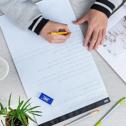 Mr. Pen- Graph Paper, 2 Pack of 22 Sheets, 17"x11", 5x5 (5 Squares per inch), Graphing Paper, Grid Paper Pad, Math Graph Paper Pad, Drafting Paper, Computation Pads, Large Graph Paper