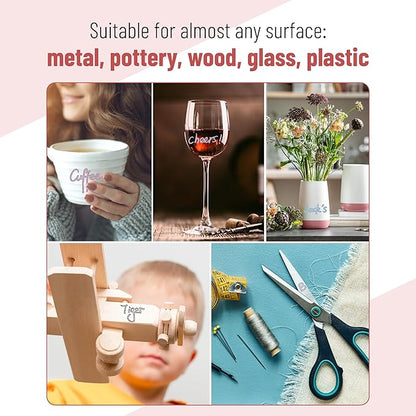 Mr. Pen- Double Line Outline Markers, 24 Colors, Shimmer Markers Outline Double Line, Metallic Outline Markers Self-Outline Metallic Markers, Outline Pens, Outline Marker, Outline Markers for Drawing