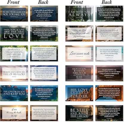 JBH Creations Share a Verse Bible Cards with Full Scripture - Pack of 48