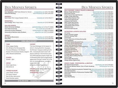 2025 Datebook & City Themed Planner – Resource Guide with Daily, Weekly & Monthly Views – 3-Year Reference Calendar - Multi-Purpose Travel Notebook Guide & Adventure Diary (Des Moines '25)