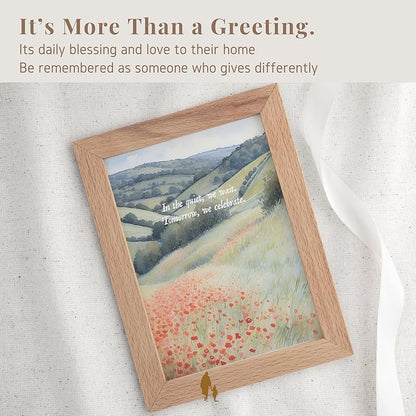 Religious Easter Cards for Framing & Gifting (5”x7") - Empty Tomb Easter Art Print, Single Sided Christian Greeting Cards with Envelopes & Writting Space, Religious Easter Home Decor (Set of 6)