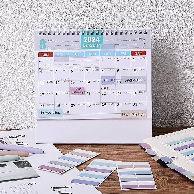 Mr. Pen- Sticky Index Tabs, 360 Pcs, Pastel Sticky Tabs for Notebooks, Page Markers, Page Tabs for Binders, Page Tabs Sticky Tabs for Books, Notebook Tabs, Book Sticky Tabs for Notebooks