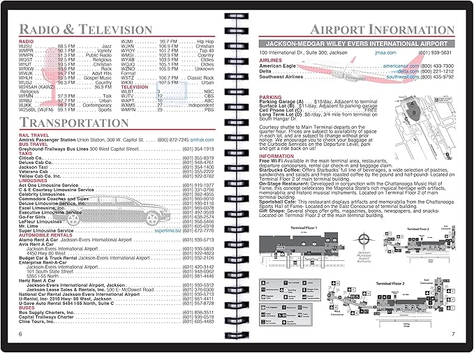 2025 Datebook & City Themed Planner – Resource Guide with Daily, Weekly & Monthly Views – 3-Year Reference Calendar - Multi-Purpose Travel Notebook Guide & Adventure Diary (Jackson '25)