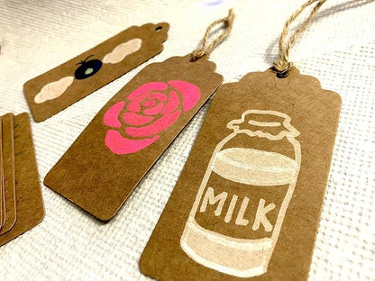 8 White Chalk Markers - Double Pack of Both Fine and Reversible Medium Tip Liquid Chalk Pens Wet Erasable for Menu Boards, Windows, White Boards, Classrooms, Mirrors, Non-Porous Chalkboards, Metal