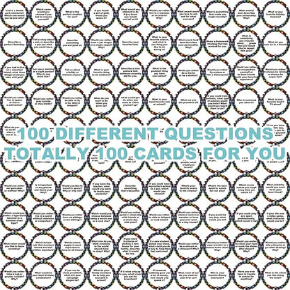 100 Morning Meeting Chips Questions Cards for Kids, Conversation Starters, Primary Students Response Cards, Learn and Improve Listening & Communication, Vocabulary, Social Skill