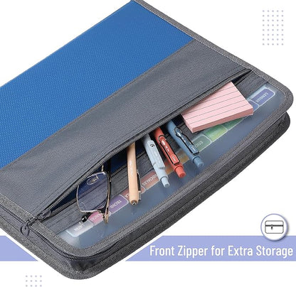 Mr. Pen- Accordion File Organizer, 13 Pockets, Blue, Document Organizer, Expanding File Folder Organizer, Accordion Folders for Documents, Accordian Folder, Accordian File Organizer