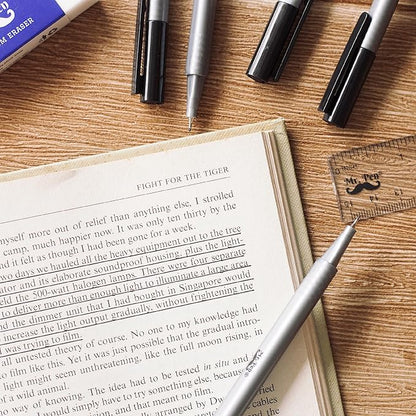 Mr. Pen- Black Fineliner Pens, 0.4mm, 18 Pack, Black Fine Point Pens Fine Point, Fine Liners Artists, Fineliners Pens, School Supplies, Art Pens, Writing Pens, Fine Tip Markers