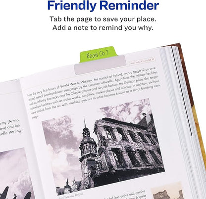 Avery Ultratabs Repositionable Margin Tabs, Two-Side Writable Index Tabs, 21/2" X 1", Assorted Primary Colours, 48 Tabs (74866)