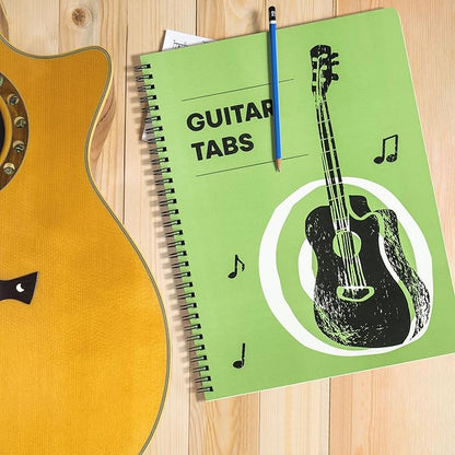 Guitar Tablature Notebook Blank Music Tabs Journal for Composition Songwriting and Recording of Yous Song Paperback 11.2 X 8.3inch
