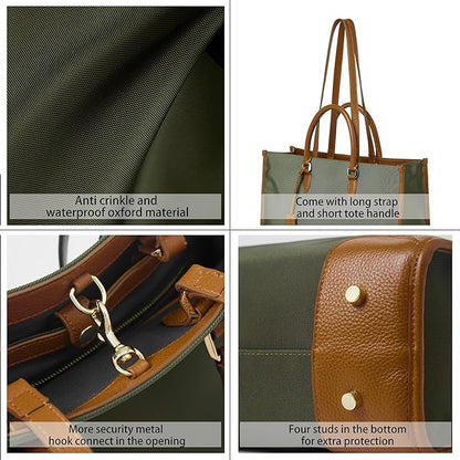 DORIS&JACKY Large Briefcase Tote Bag For Women 15.6 Inch Laptop Work Shoulder Purse And Office Business Handbags