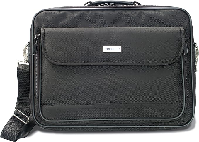 TRENDnet Padded Clamshell Notebook Carrying Case for 15.4 Inch Laptops, TA-NC1, Black