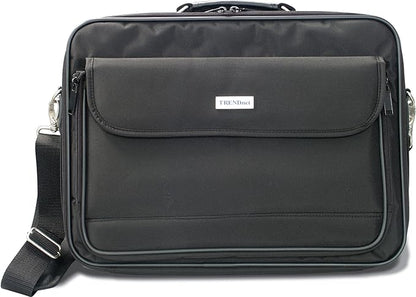 TRENDnet Padded Clamshell Notebook Carrying Case for 15.4 Inch Laptops, TA-NC1, Black