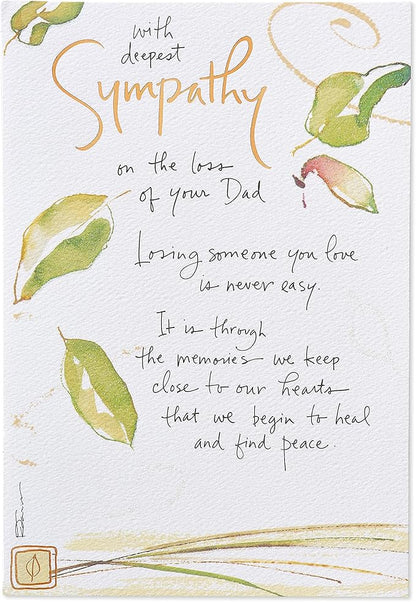 American Greetings Sympathy Card for Loss of Father (Never Easy)