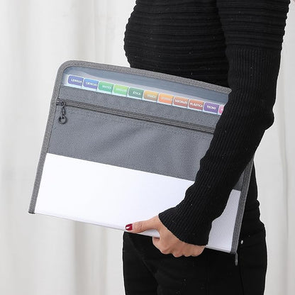 Mr. Pen- Accordion File Organizer, 13 Pockets, White, Document Organizer, Expanding File Folder Organizer, Accordion Folders for Documents, Accordian Folder, Accordian File Organizer