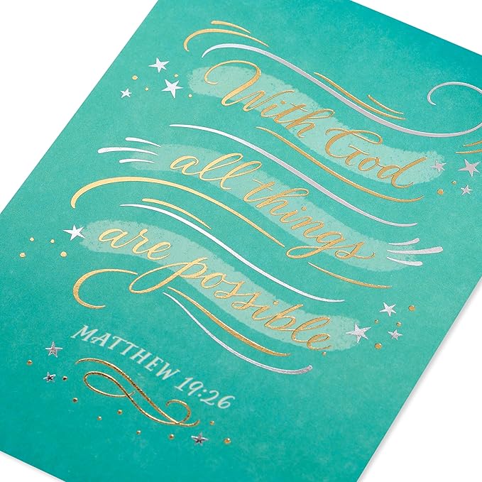 American Greetings Religious Congratulations Card (Happy for You)