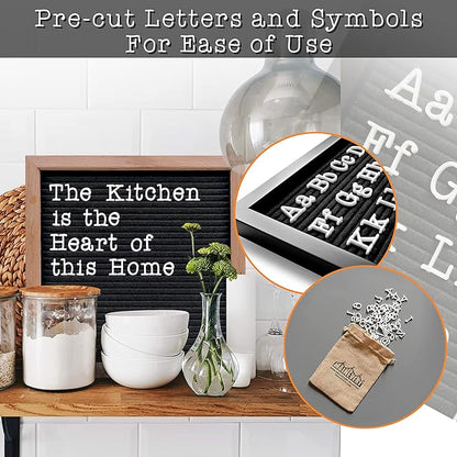 Typewriter Letters Set Board Letters Only, Precut Changeble Felt Letter Board Letters Symbols, Letters Letter Board Words Letter Board Letters Numbers Wooden Felt Letter Board (No Board Included)