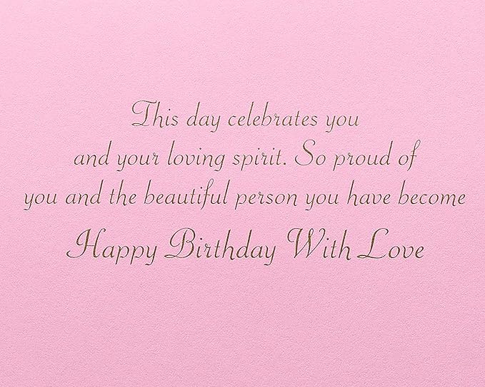 Papyrus Birthday Card for Daughter (Loving Spirit)