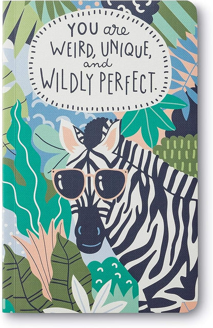 Compendium Softcover Journal - You Are Weird, Unique, and Wildly Perfect. – A Write Now Journal with 128 Lined Pages, 5″W x 8″H