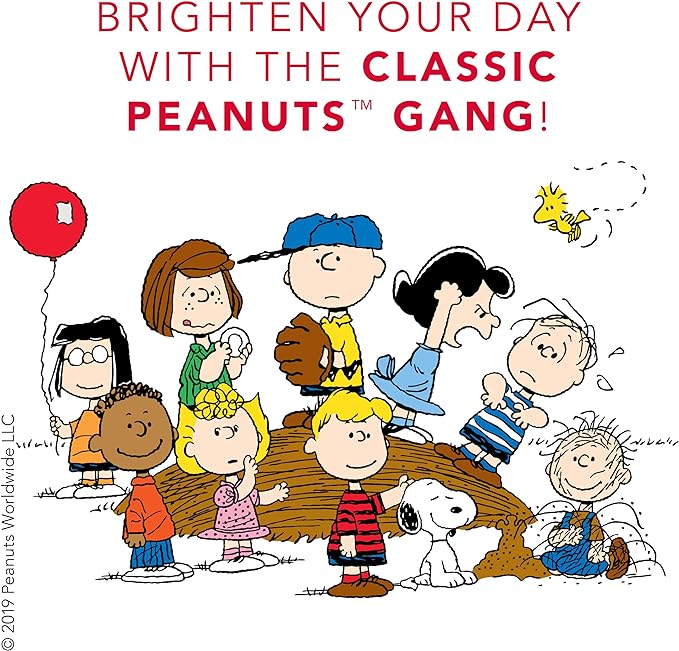 Graphique Peanuts Gang Hard Cover Journal w/Charles Shultz's Beloved Peanuts Characters, Fun, Durable Notebook for Notes, Lists, Recipes, and More, 160 Ruled Pages, 6.25" x 8.25" x 1"