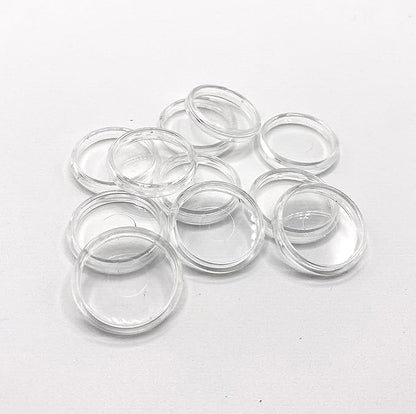 Discbound Expansion Discs, 1.1 Inch, Suitable for Customized Discbound Notebooks Planners Journals Scrapbooking, Fits All Disc Bound Planner Systems, Plastic, Clear Pack of 11