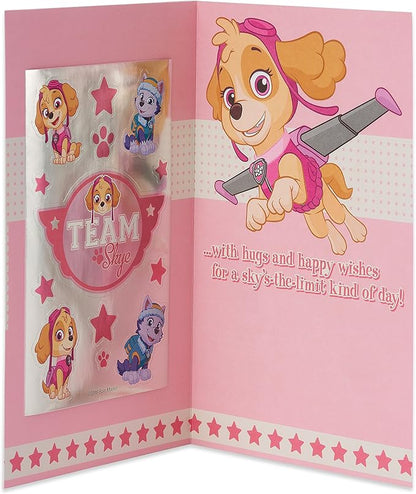 American Greetings Birthday Card for Kids (Paw Patrol)