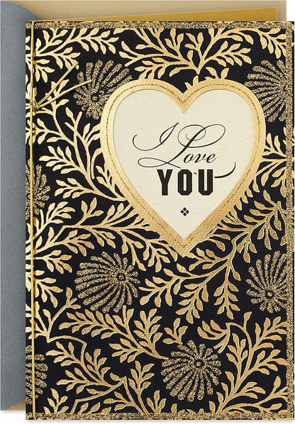 Hallmark Romantic Valentine's Day Card (Only One for Me) for Anniversary, Love, Romantic Birthday, Sweetest Day