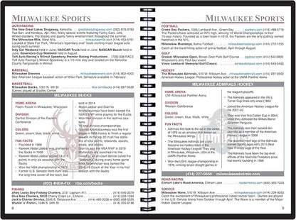 2025 Datebook & City Themed Planner – Resource Guide with Daily, Weekly & Monthly Views – 3-Year Reference Calendar - Multi-Purpose Travel Notebook Guide & Adventure Diary (Milwaukee '25)