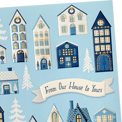 Hallmark Handmade Christmas Card Assortment (12 Cards and Envelopes, Refill Pack Card Organizer Box)