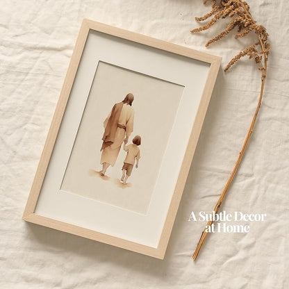 | The Way He Leads | Christian Greeting Cards Set of 6 with Envelopes | Scripture Biblical Cards, Jesus Decor Christian Gifts for Women, Religious Gifts Christian Décor (5"x7")