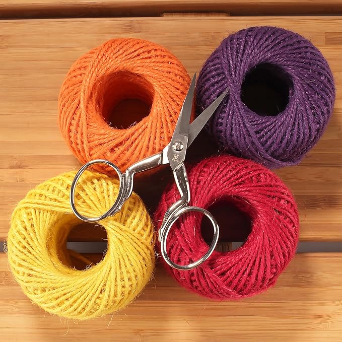 JubileeYarn Leg Shaped Cast Embroidery Craft Scissors - Silver - 10 Scissors