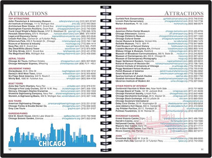 2025 Datebook & City Themed Planner – Resource Guide with Daily, Weekly & Monthly Views – 3-Year Reference Calendar - Multi-Purpose Travel Notebook Guide & Adventure Diary (Chicago '25)
