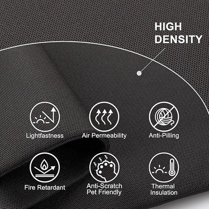 Desk Divider, Movable Desk Panel Privacy Partition for Home Office, Student, Classroom, Study, Free Standing, Scratch Resistance, 48"x18", Midnight