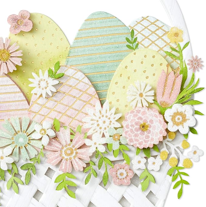 Hallmark Signature Easter Card (Easter Basket, Vintage Design) (Pack of 2)