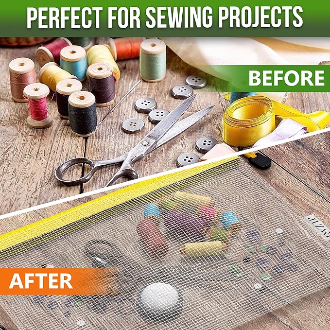 22 Pack Mesh Zipper Pouch Bags 10x14 inch - Plastic Zipper Pouches for Organizing - Document Bags With Zipper - Letter Size Zipper Pouch - Document Pouch With Zipper - Mesh Pouch With Zipper