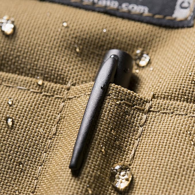 Rite in the Rain Weatherproof Side Spiral Kit: Tan CORDURA® Fabric Cover, 4.625" x 7" Tan Notebook, and Weatherproof Pen (No. 973T-KIT)
