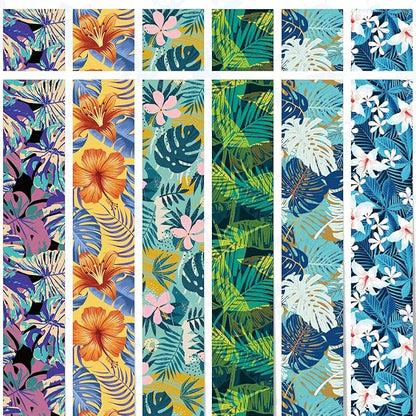 Tudomro 6 Pack Cruise Lanyard for Ship Cards with ID Holder Cruise Essentials Must Haveskey Waterproof Ship Card Holders for Women Men Travel Accessories(Hawaii Style)