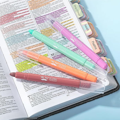 Mr. Pen- Gel Highlighter, 8 Pack, Assorted Colors, Bible Highlighters No Bleed, No Bleed Highlighters, Bible Highlighter, Bible Markers, Gel Highlighters for Bibles, Highlighter