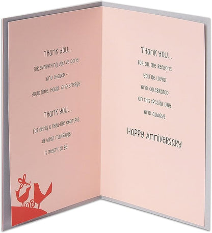 American Greetings Anniversary Card for Parents (Thank You)