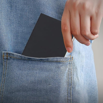 TWONE Pocket Notebook, 6 Pack Softcover Mini Notebooks 3.5" x 5.5" Black Notebook Small Memo Notepad for Men Women Kids Traveler Author, 30 Sheets,60 Lined Pages