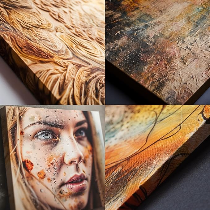 Premium Polyster Matte Canvas Roll, Quick Dry, Wide Format Inkjet Printer Compatible, Perfect for Fine Art, Photography, Giclée Printing, Archival Quality Prints. (44"x100' 290gsm Polyester 6Rolls)