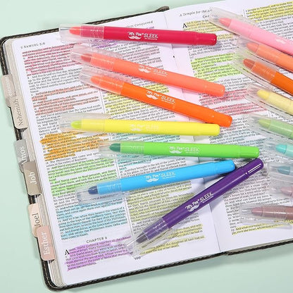 Mr. Pen- Gel Highlighter, 16 Pack, Morandi and Vibrant Colors, Bible Highlighters No Bleed Highlighters, Bible Highlighter, Bible Markers, Gel Highlighters for Bibles, Highlighter