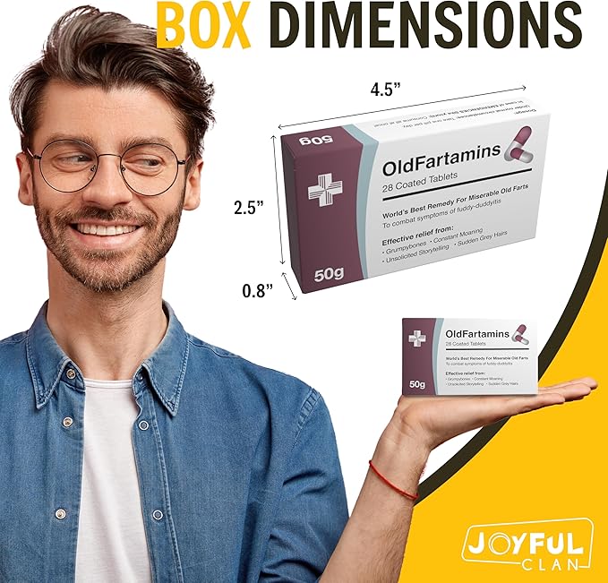 Funny Prank Pill Box with Sweets, Gag Gifts for Men, 20th 30th 40th 50th 60th 70th Birthday Gifts for Him, Novelty Joke Birthday Gifts for Boyfriend, Birthday Gift Hamper for Her, Secret Santa Gifts