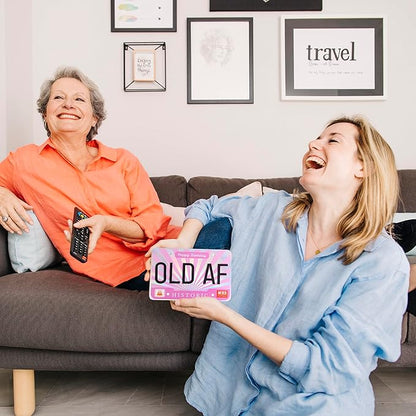 Big 3D Funny Old woman Joke Happy Birthday Greeting Card – Great Happy Bday Gift for Mom, Sister, Wife, Girlfriend | Pop Up Letters | 30th 40th 50th 60th 70th [BIG 9 inch X 6 inch size]