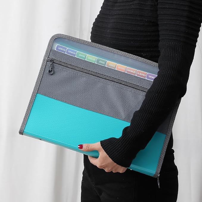 Mr. Pen- Accordion File Organizer, 13 Pockets, Green, Document Organizer, Expanding File Folder Organizer, Accordion Folders for Documents, Accordian Folder, Accordian File Organizer