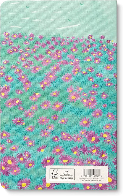 Compendium Softcover Journal - Sometimes the most important thing in a whole day is the rest we take between two deep breaths... – A Write Now Journal with 128 Lined Pages, 5”W x 8”H