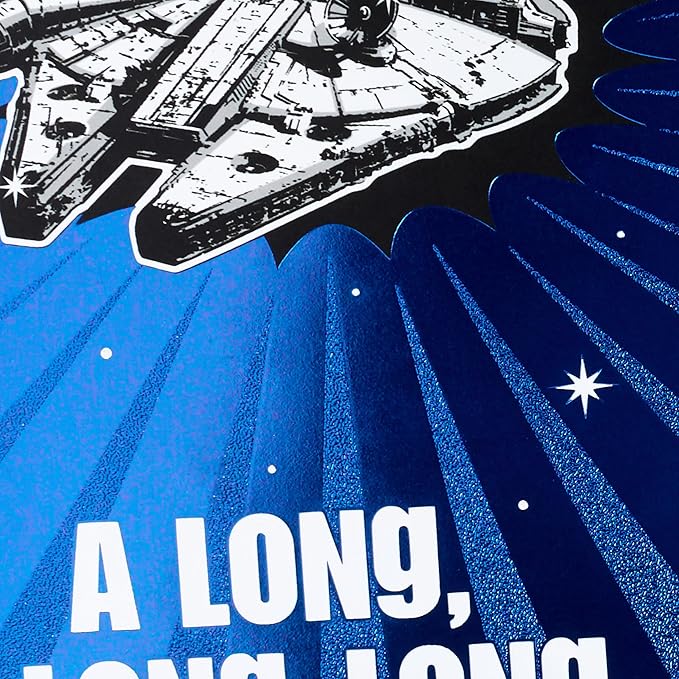 Hallmark Star Wars Funny Birthday Card with Sound (Long, Long, Long Time Ago)