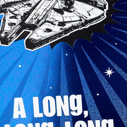Hallmark Star Wars Funny Birthday Card with Sound (Long, Long, Long Time Ago)